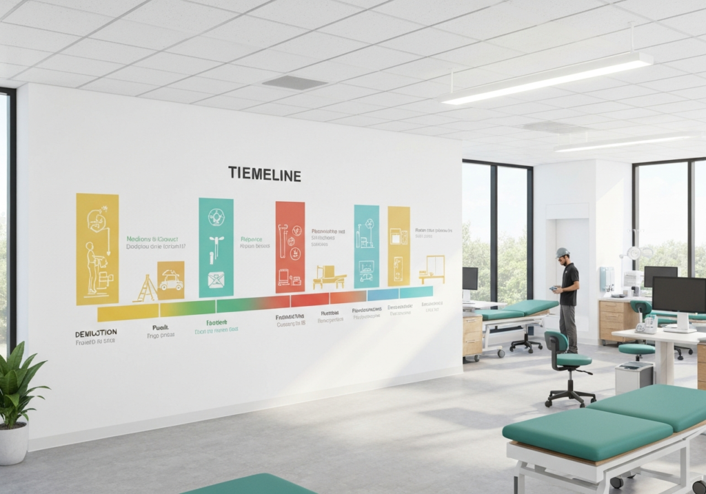 medical office remodel timeline