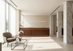 luxury medical office reception