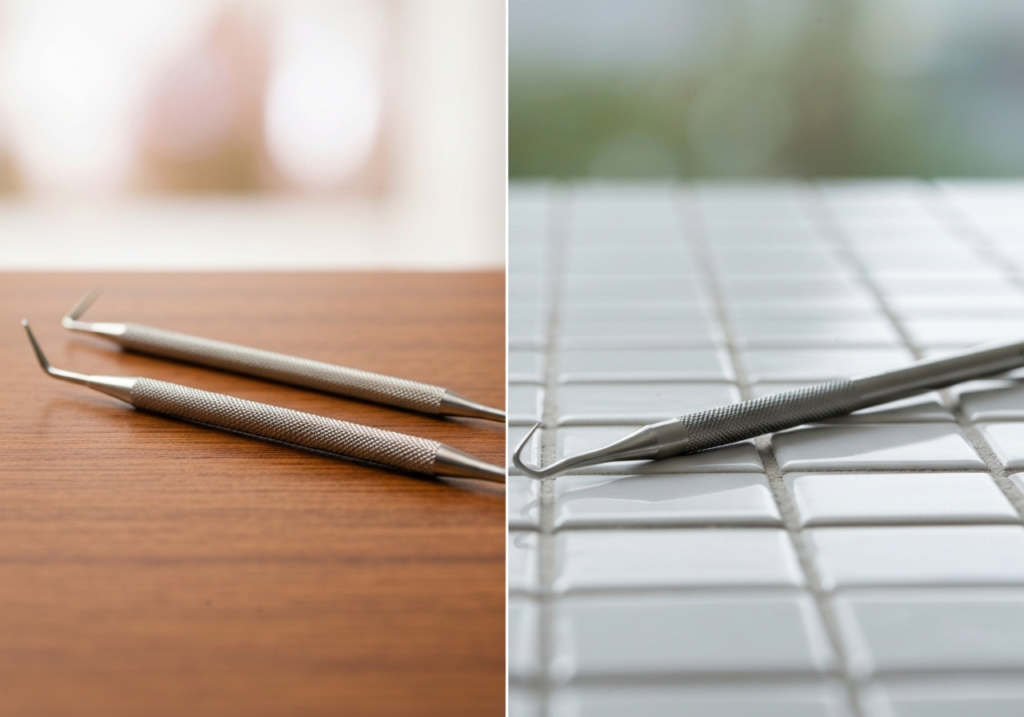 wood vs tile dental clinic