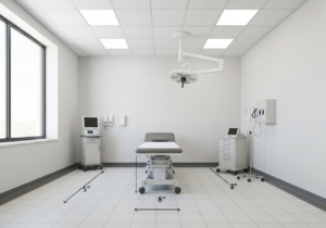 medical exam room dimensions